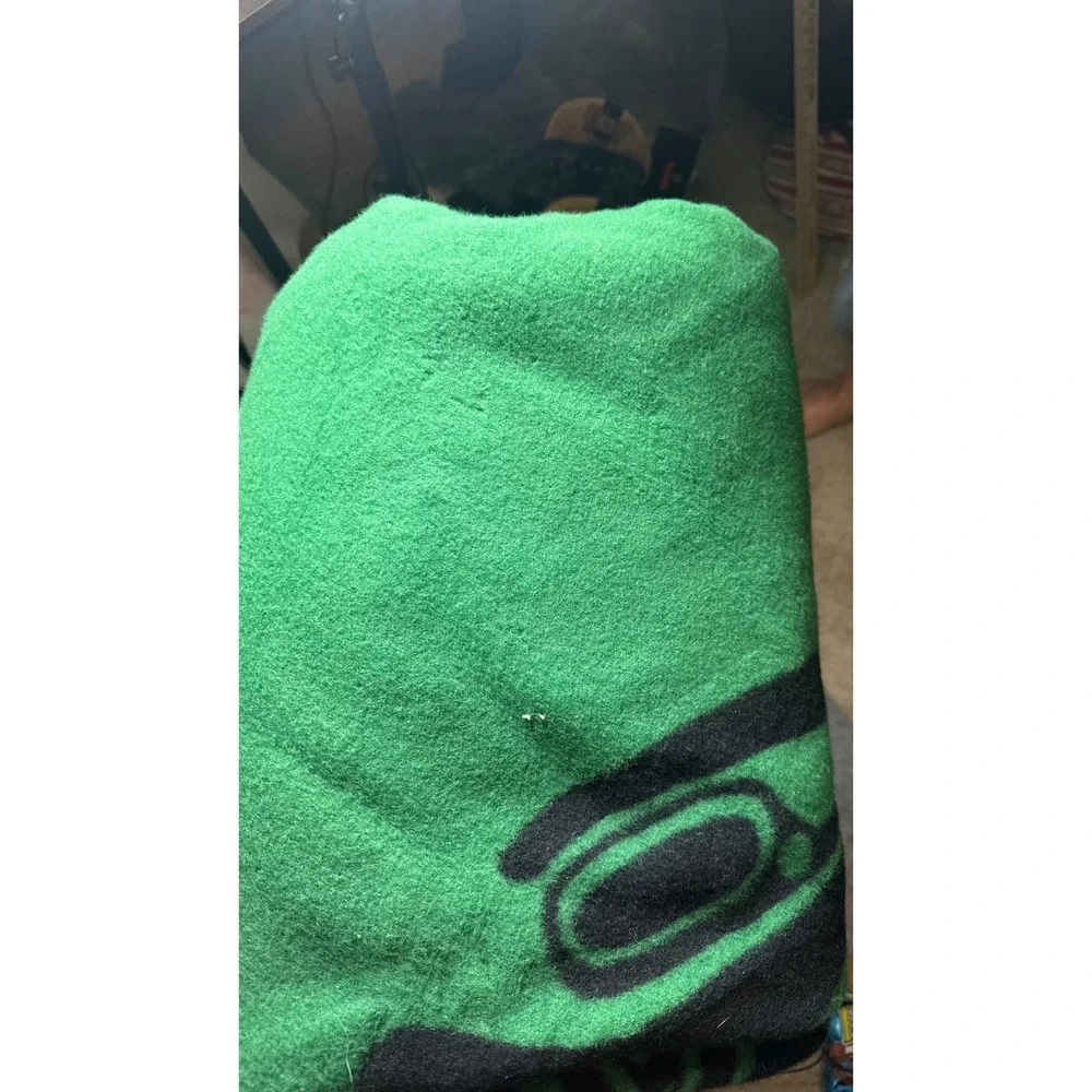 Vintage Pendleton Chinook Capital Wool Blanket 64x72 Green Black NWT Tribal